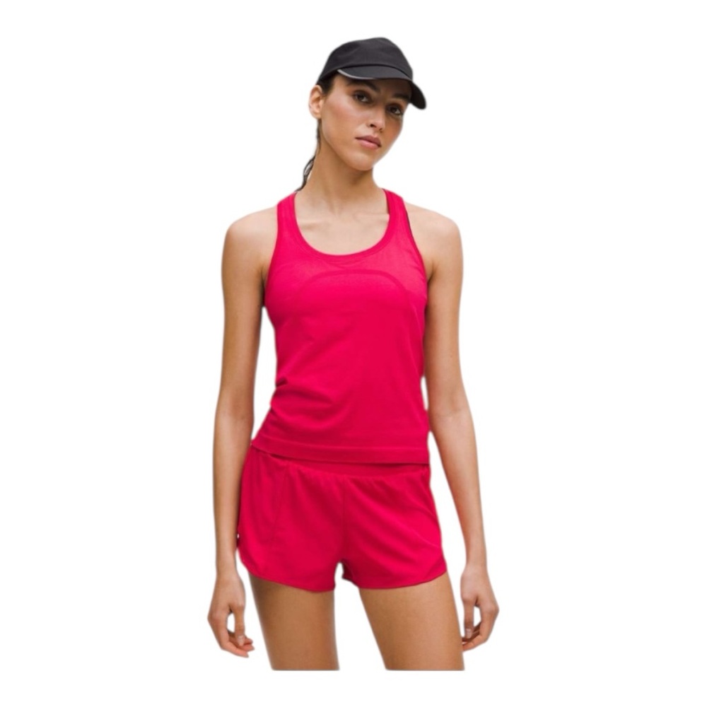 Lululemon Swiftly Tech Racerback Tank 2.0 Waist Length Pink Dragonfruit 14 NWT